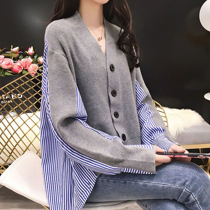 Winter Clothing Korean - Женская Повседневная трикотажная рубашка в Корейском
