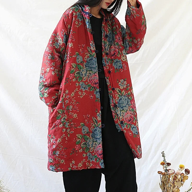 Jacket Winter Clothing - Одежда в китайском стиле, теплое хлопковое