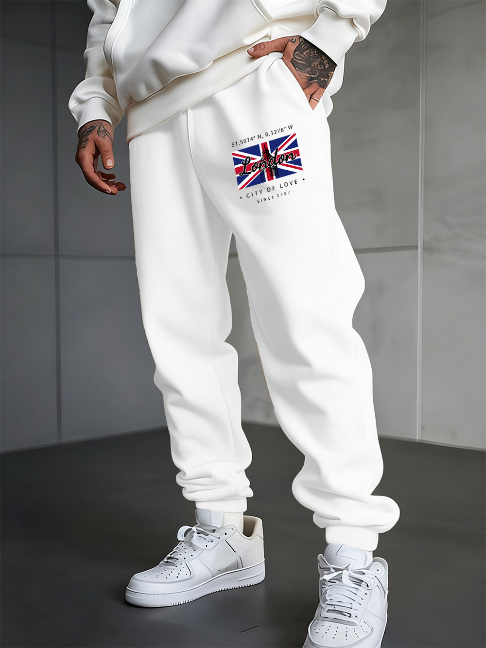 Winter Clothing London - Лондонский город любви спортивные штаны с