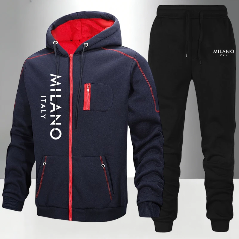 Jacket Winter Clothing - Новый мужской спортивный костюм 2026: повседневная