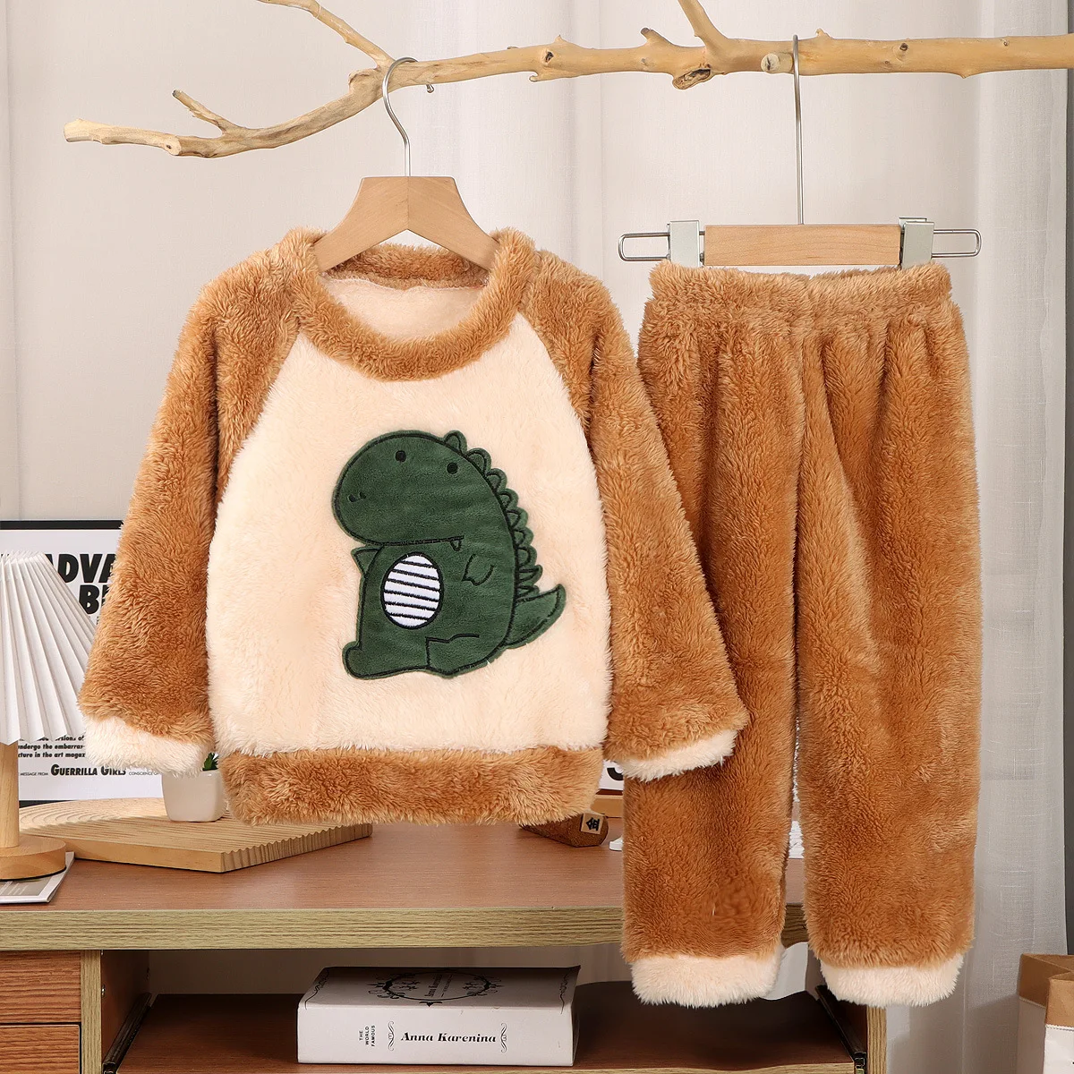 Winter Clothing For Baby Girl - Осенне-зимние детские утепленные мягкие фланелевые пижамы