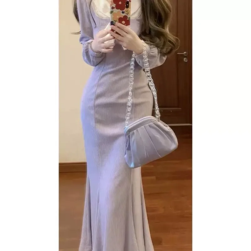 Фиолетовое платье во французск – обзор и цена Winter Clothing Line