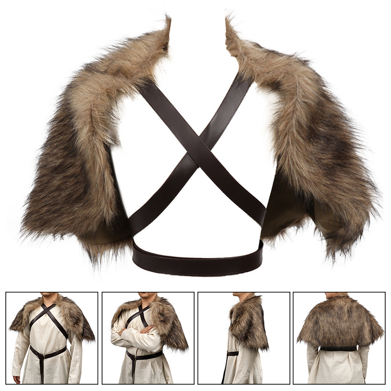 Плащ викинга, накидка с воротн – обзор и цена Jacket Winter Clothing
