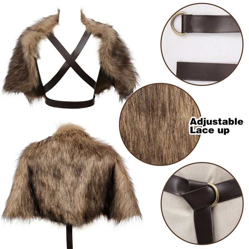 Плащ викинга, накидка с воротн – обзор и цена Jacket Winter Clothing