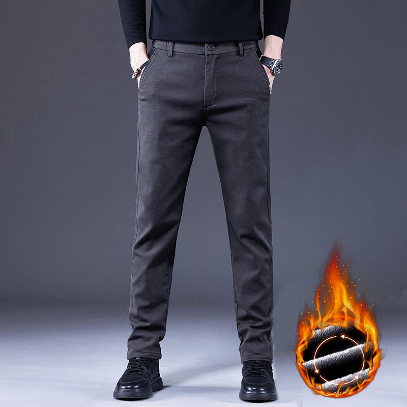 Бархатные теплые мужские делов – обзор и цена Quality Winter Clothing Brand