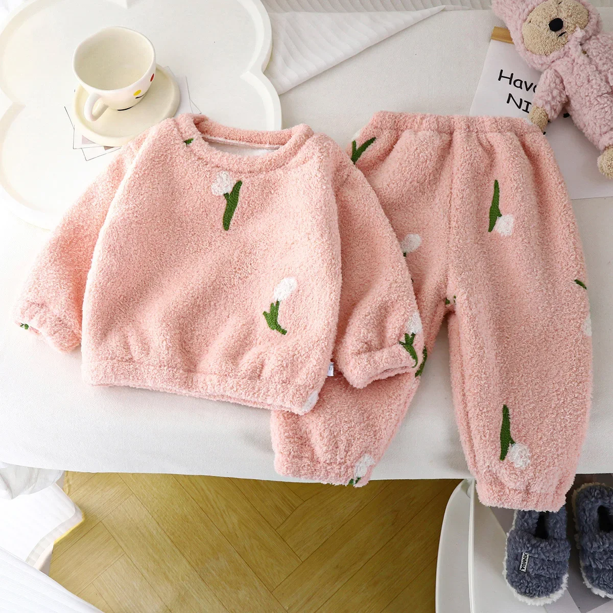 Детская утепленная флисовая Пи – обзор и цена Winter Clothing For Baby Girl