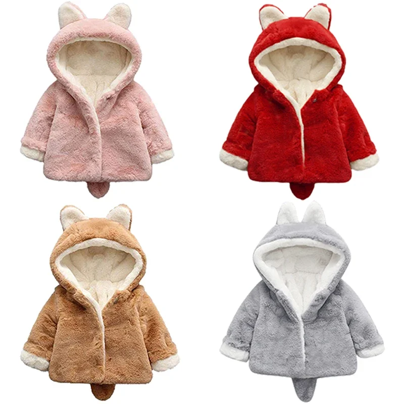 Милая плюшевая Детская куртка  – обзор и цена Winter Clothing For Babies